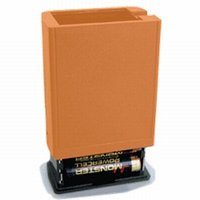 Bendix King OEM "AA" Clamshell Battery Case Orange - Part #LAA0139