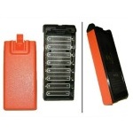 Bendix King OEM KNG "AA" Clamshell Battery Case Orange - Part #KAA0120